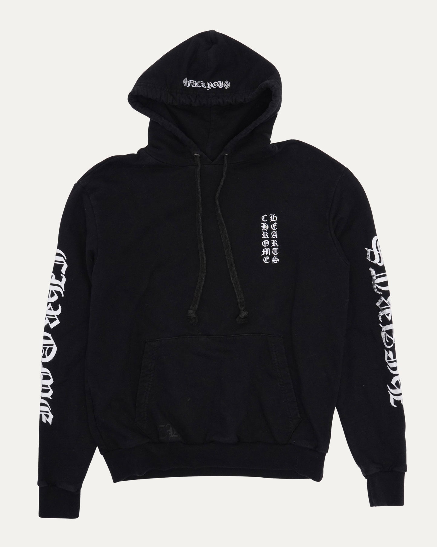 Fuck You Vertical Logo Hoodie