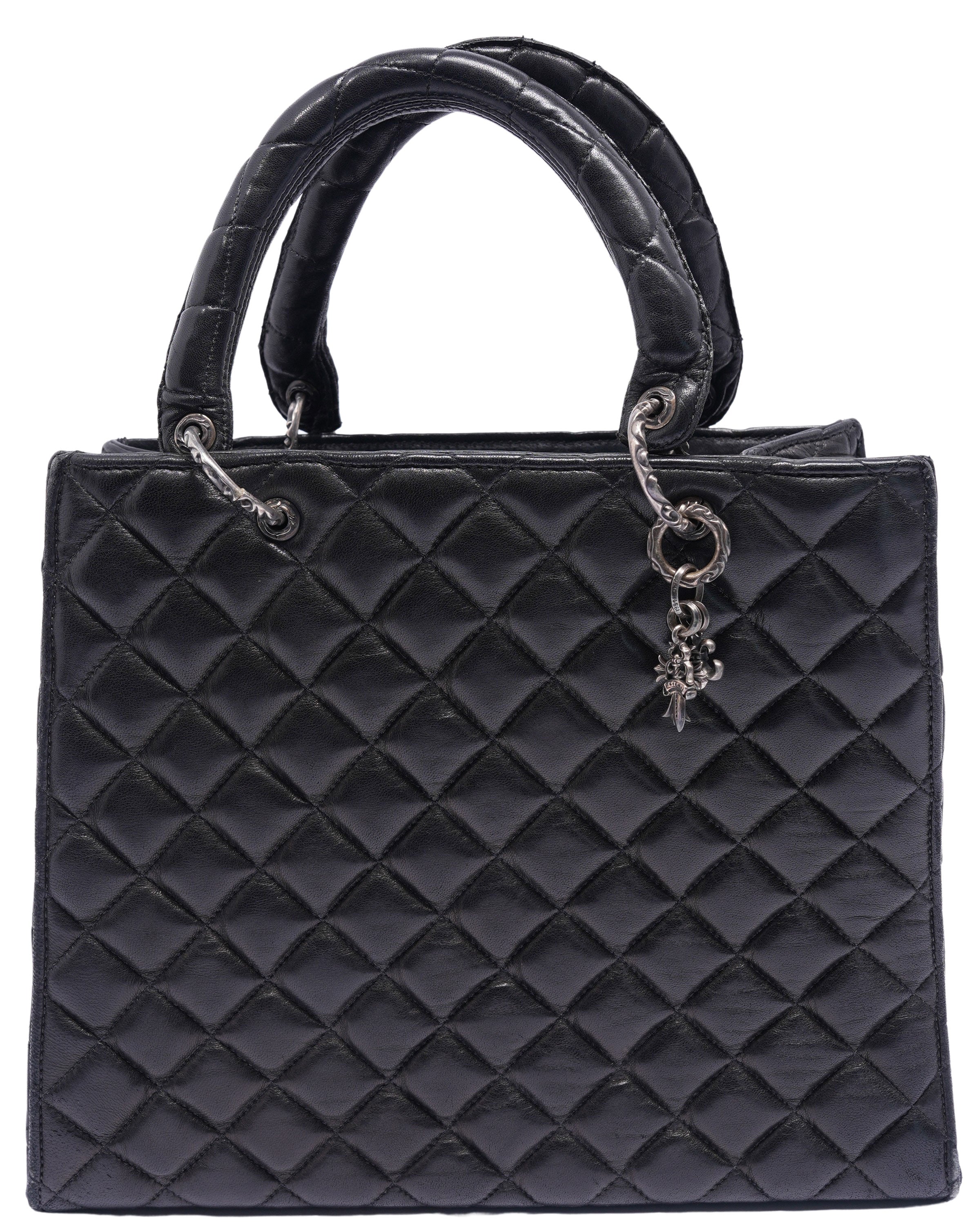 Quilted Leather Tote Bag