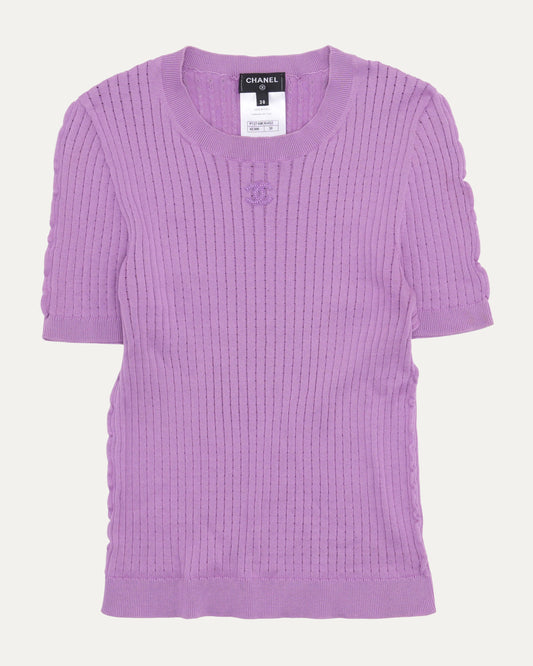 Ribbed Short Sleeve Shirt