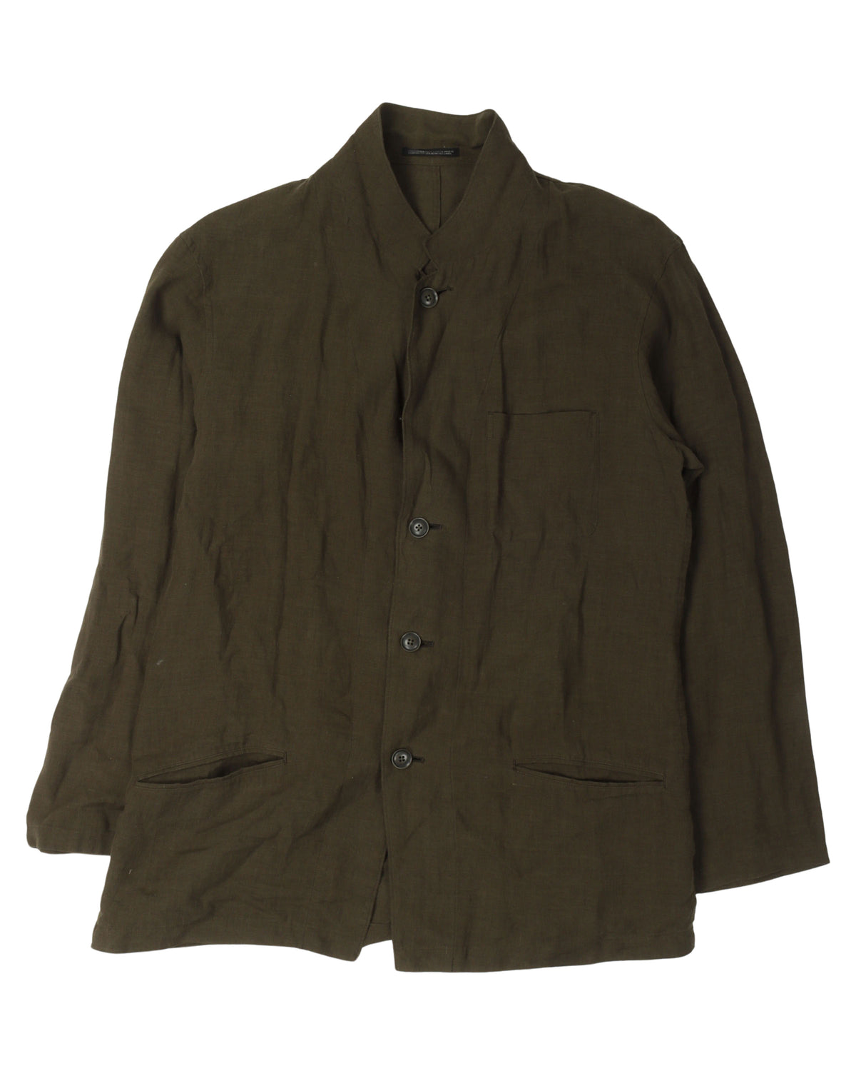 Linen Unstructured Blazer