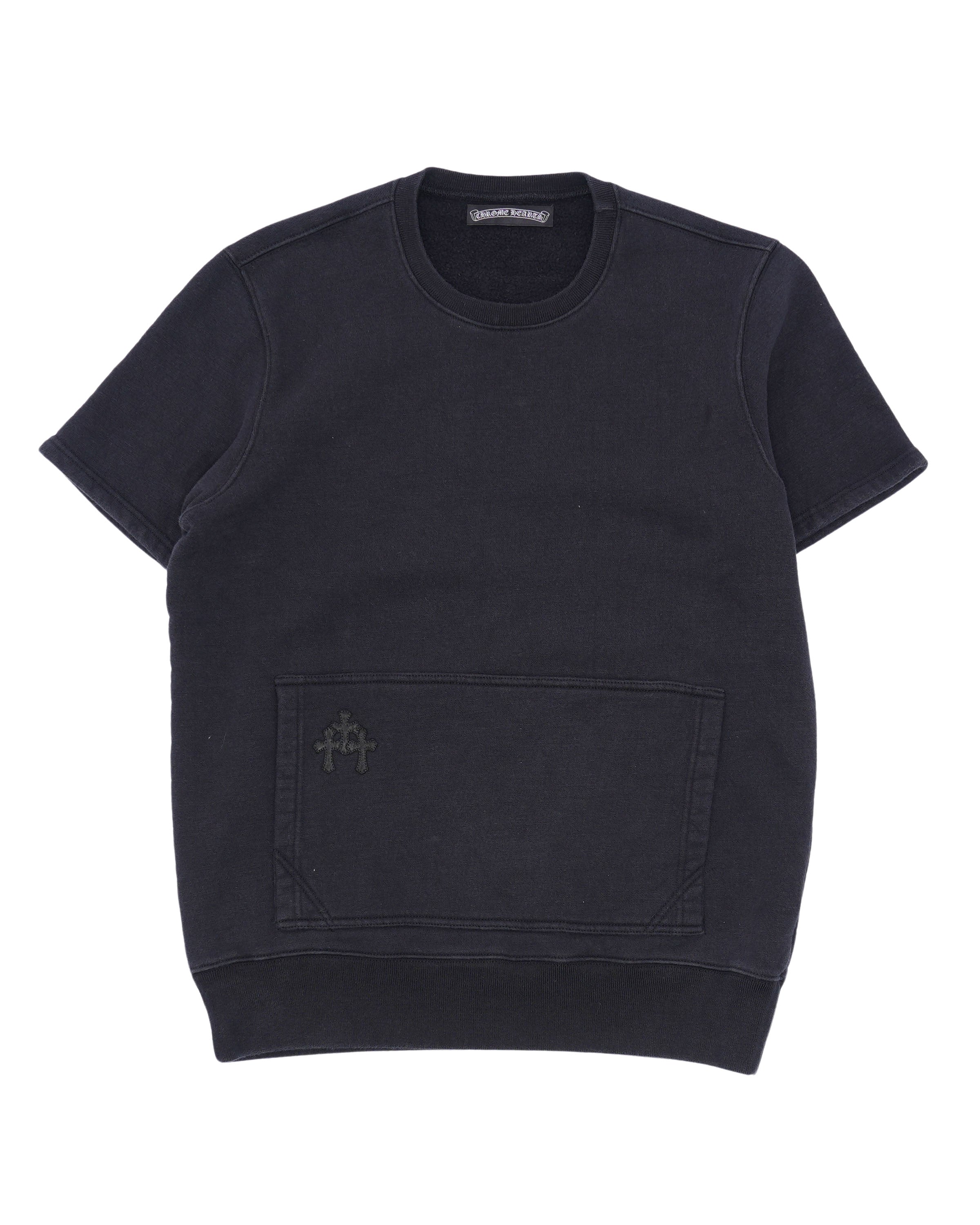 Cross Patch Short Sleeve Sweatshirt