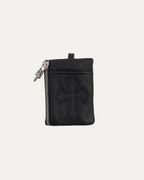 Double Dagger Zip Cross Patch Wallet