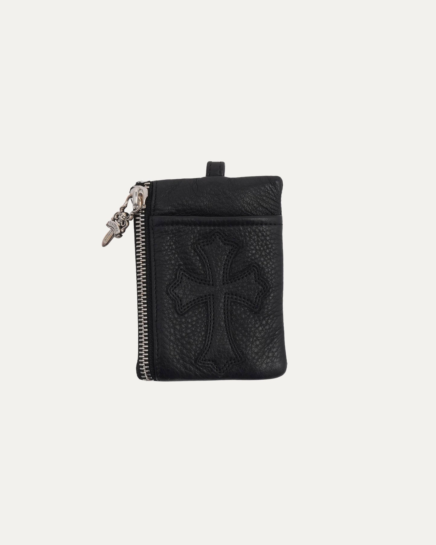 Double Dagger Zip Cross Patch Wallet