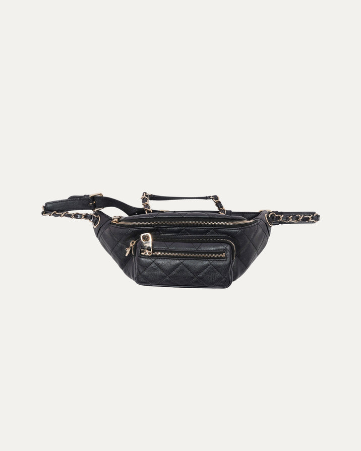 Quilted Leather Fanny Pack