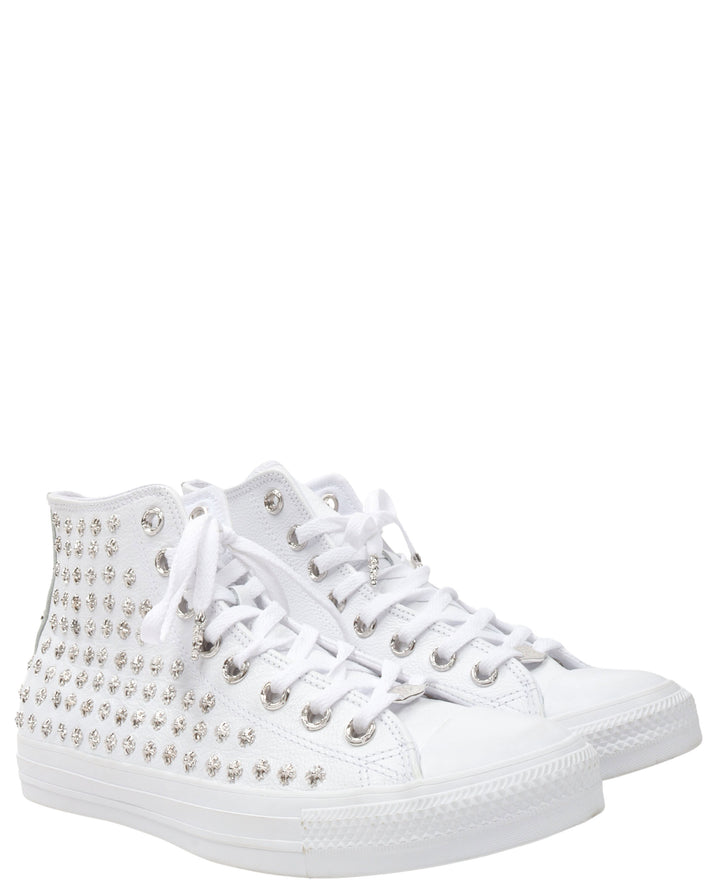 Embellished Leather Chuck Taylor Converse