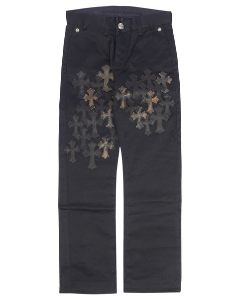 専用　希少Chrome Hearts Cross patchペインターパンツ CHROME HEARTS X GALLERY DEPT Cross Patch 501 Denim Pants