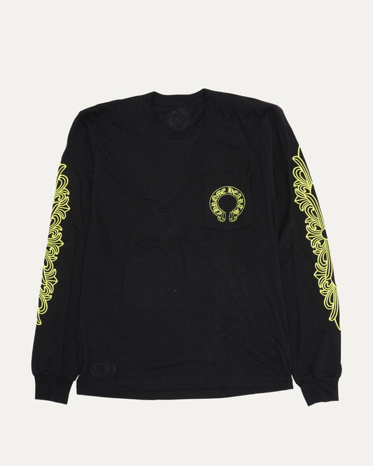 Horseshoe Logo Long Sleeve Pocket T-Shirt