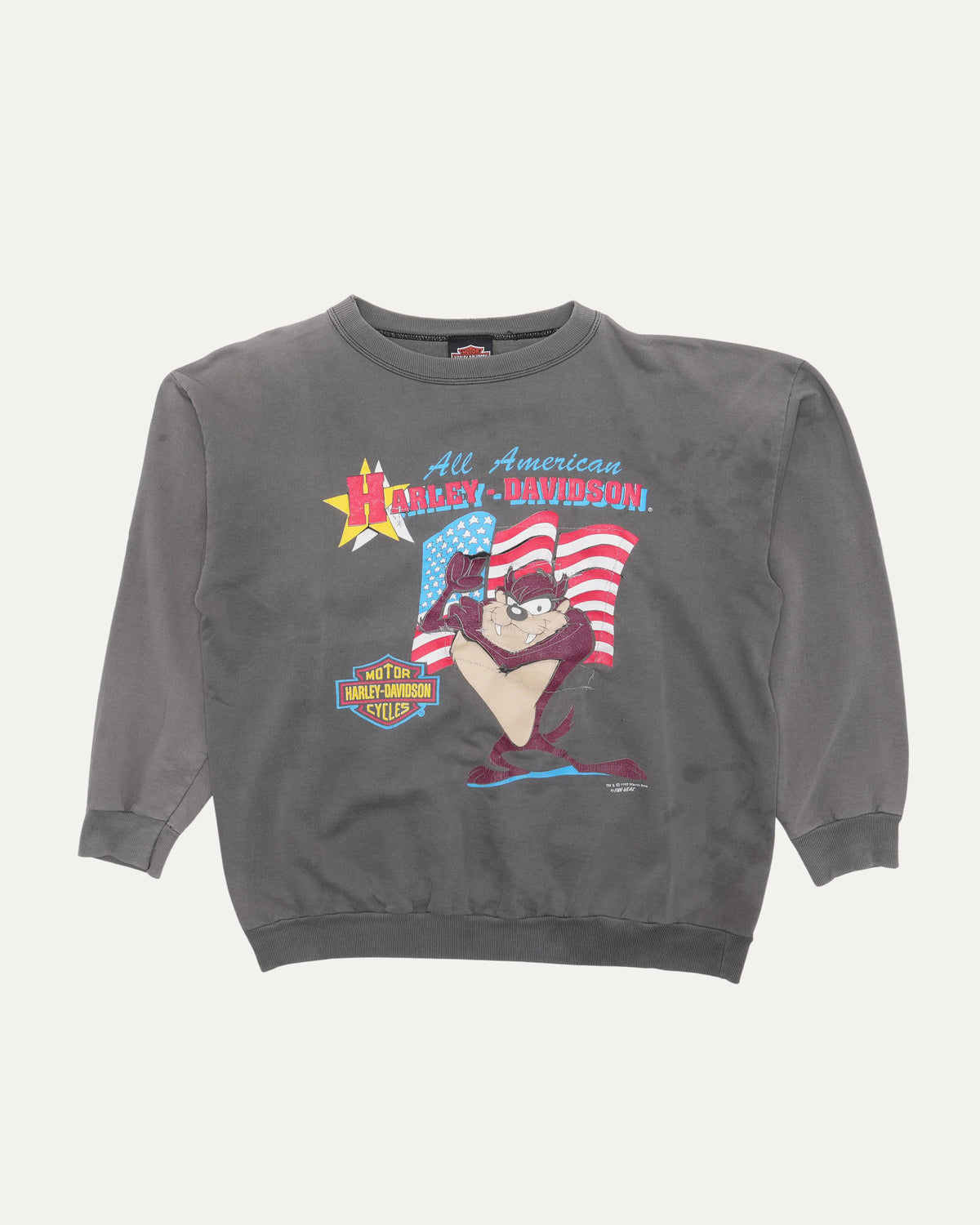 Harley Davidson Taz 1993 Crewneck Sweatshirt