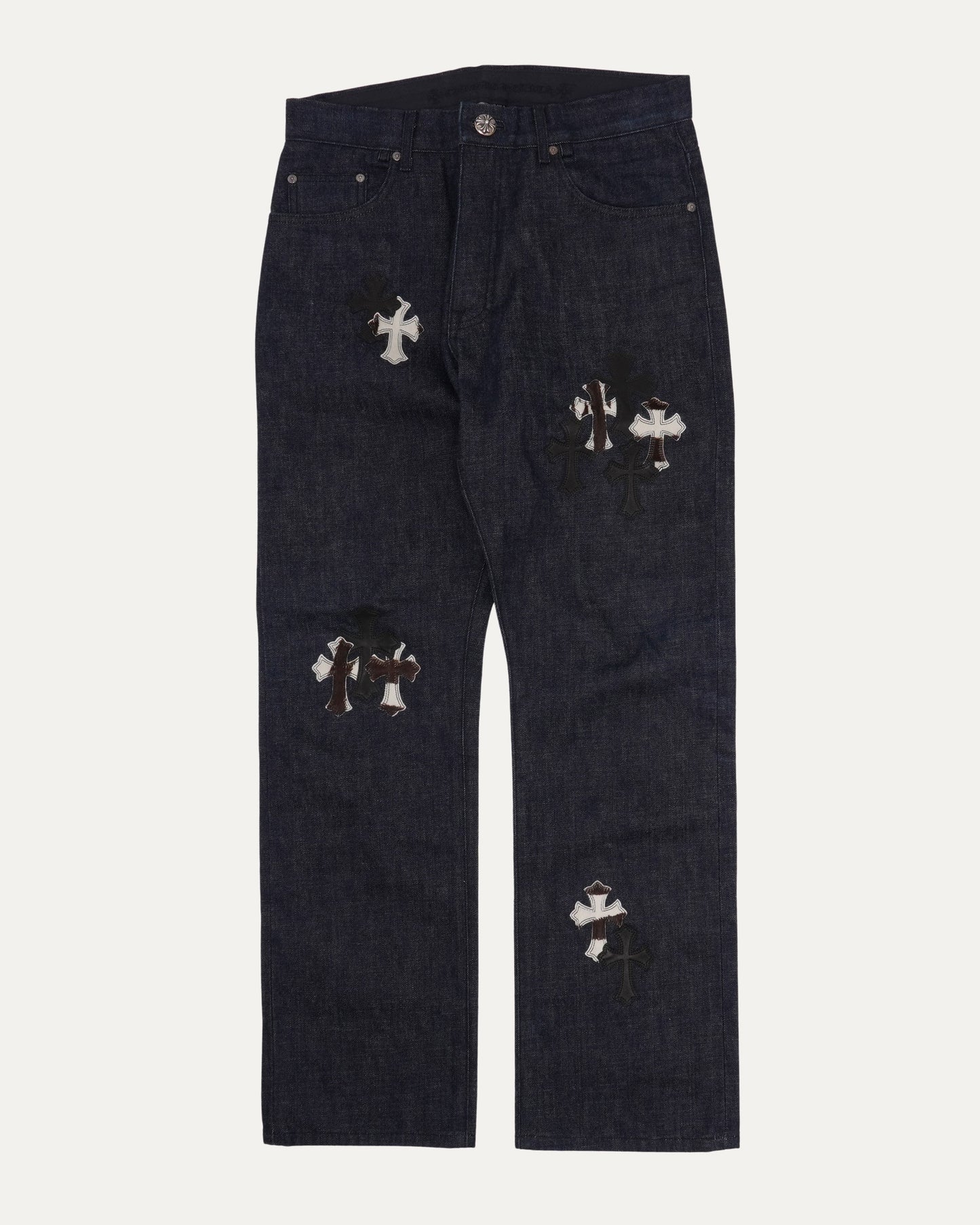 Cross Patch Raw Selvedge Jeans