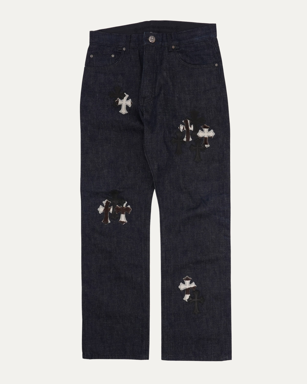 Cross Patch Raw Selvedge Jeans