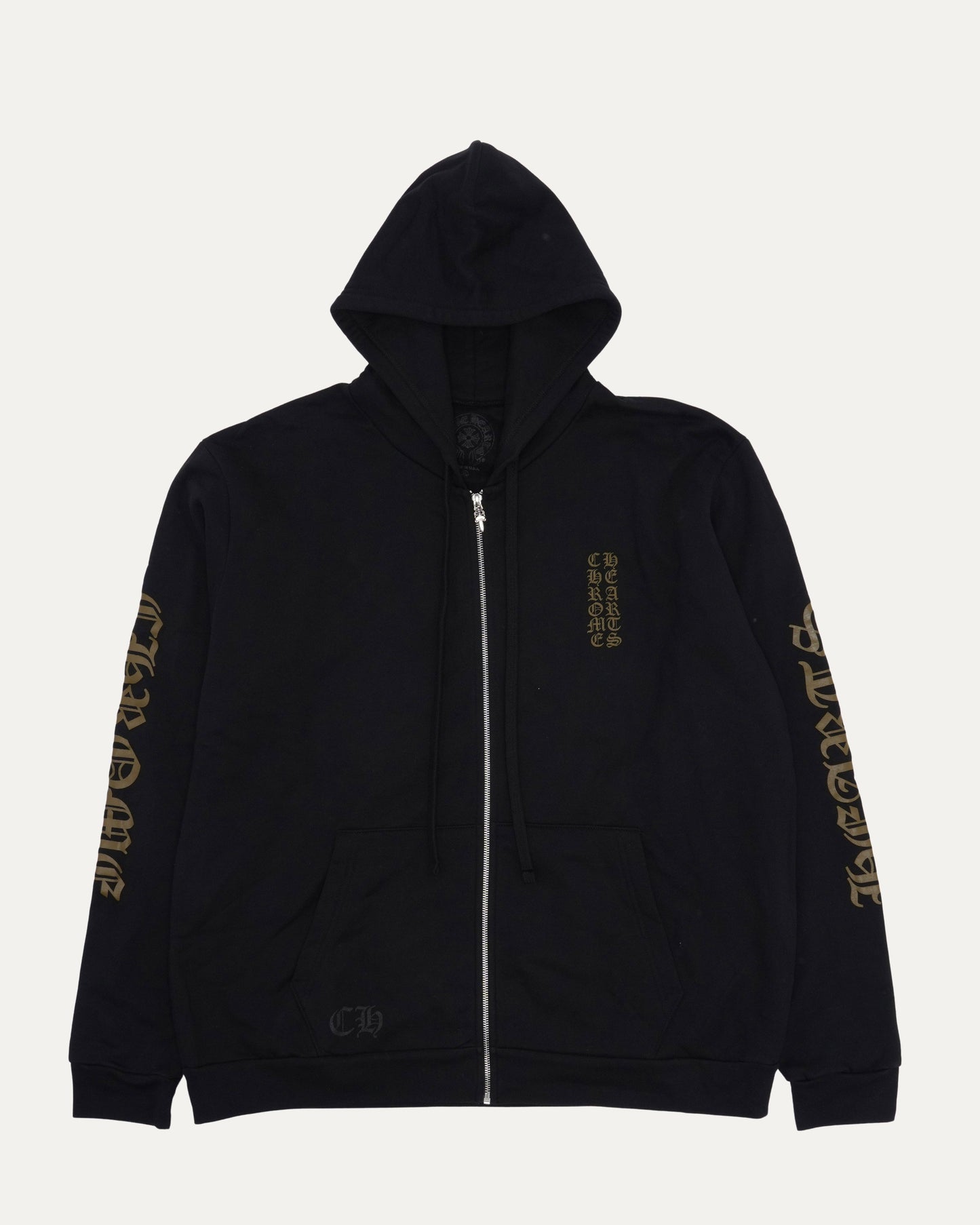 Vertical Logo Zip Up Hoodie
