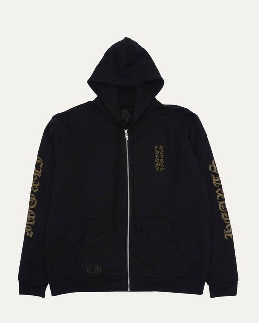 Vertical Logo Zip Up Hoodie