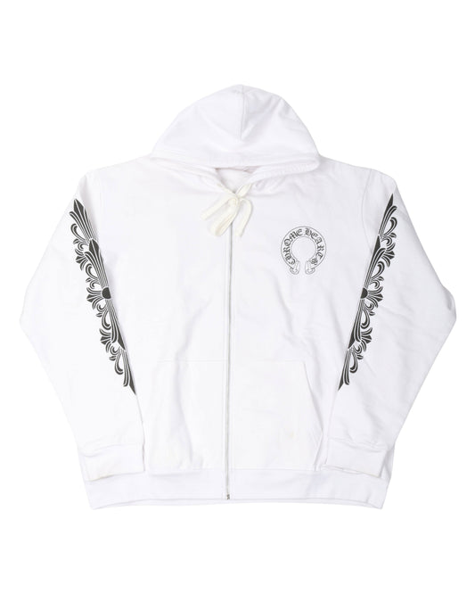 Horseshoe Logo Zip Up Hoodie