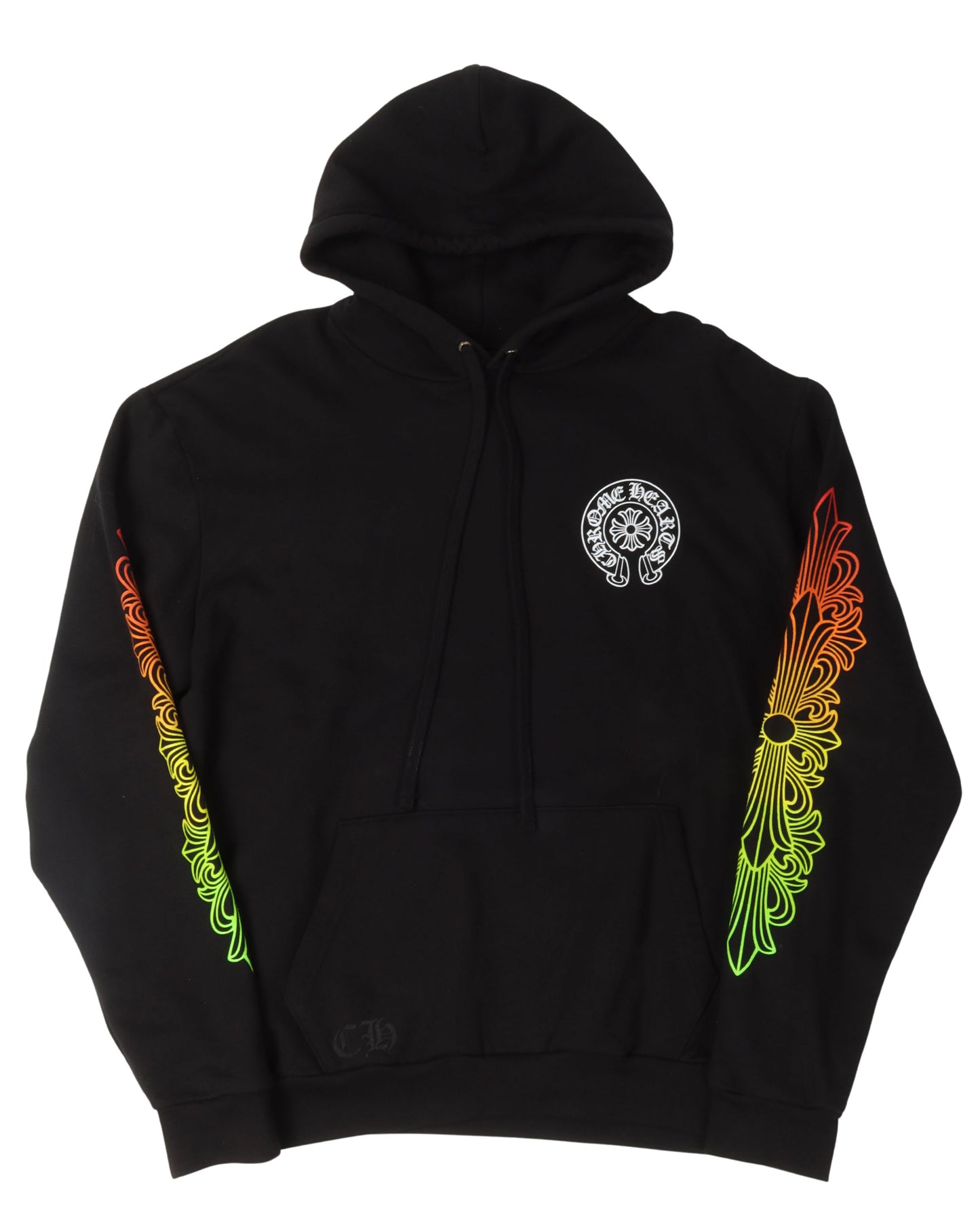 Gradient Floral Circle Hoodie