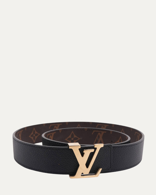 LV Initiales Reversible Monogram Belt