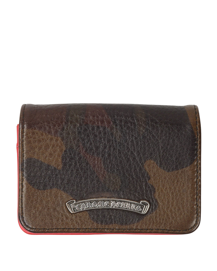 Camouflage Leather Bifold Wallet