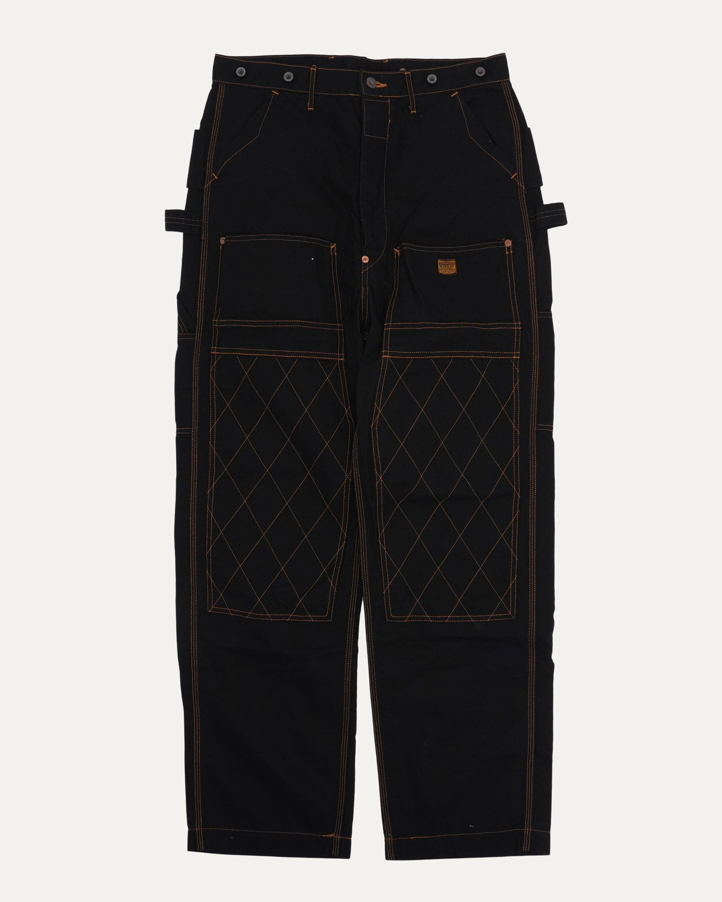 Lumber Straight-Leg Embroidered Cargo Trousers