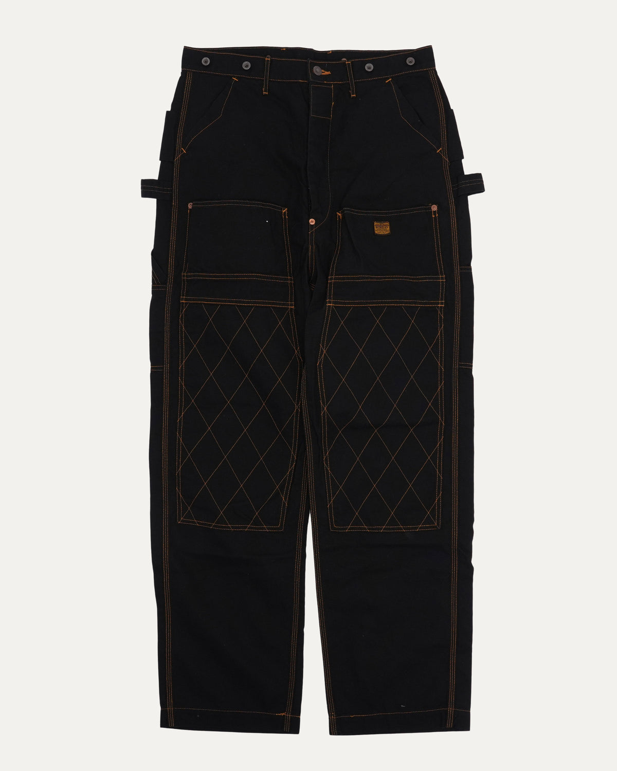 Lumber Straight-Leg Embroidered Cargo Trousers