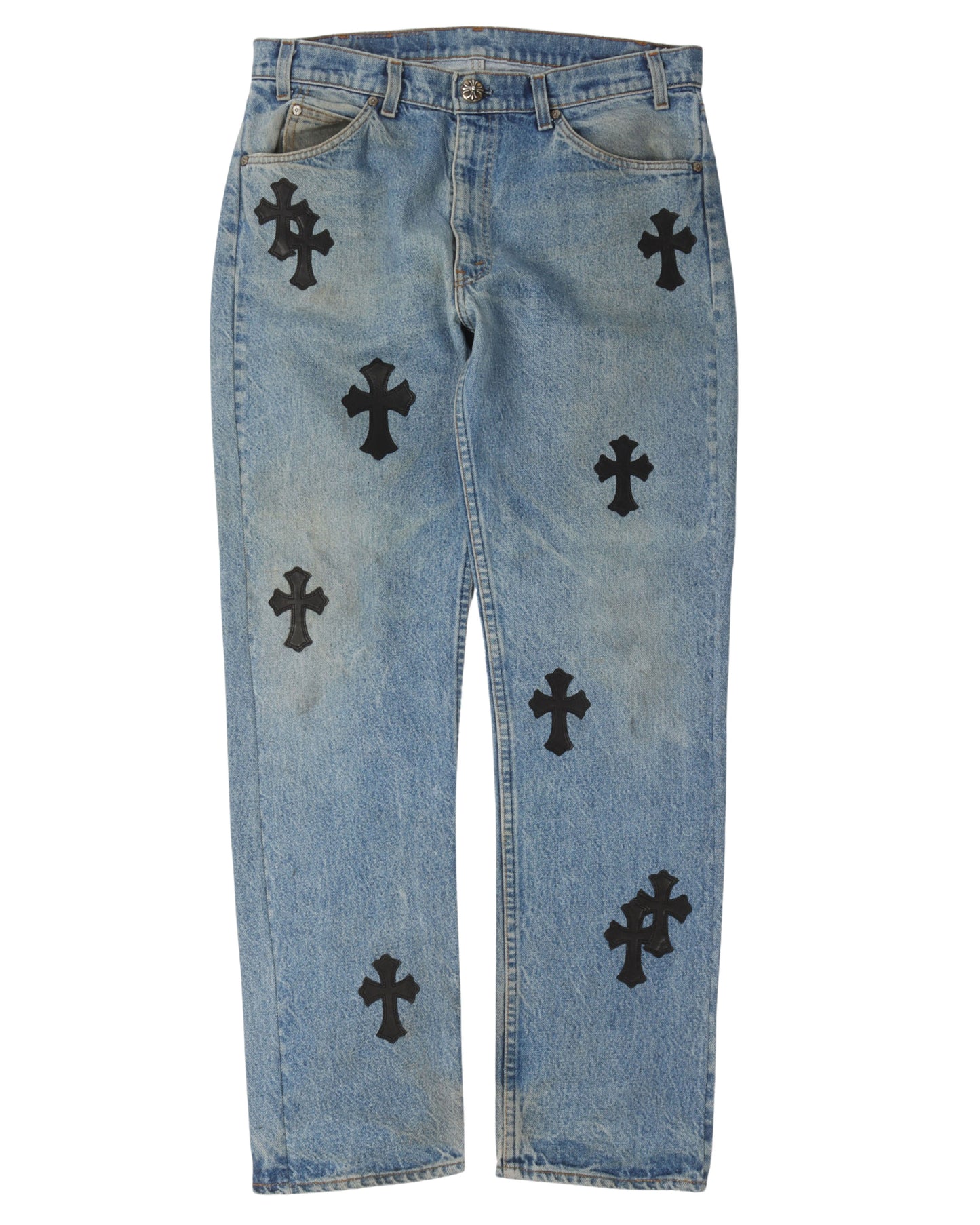 Levi's Zipper Fly Cross Patch Jeans
