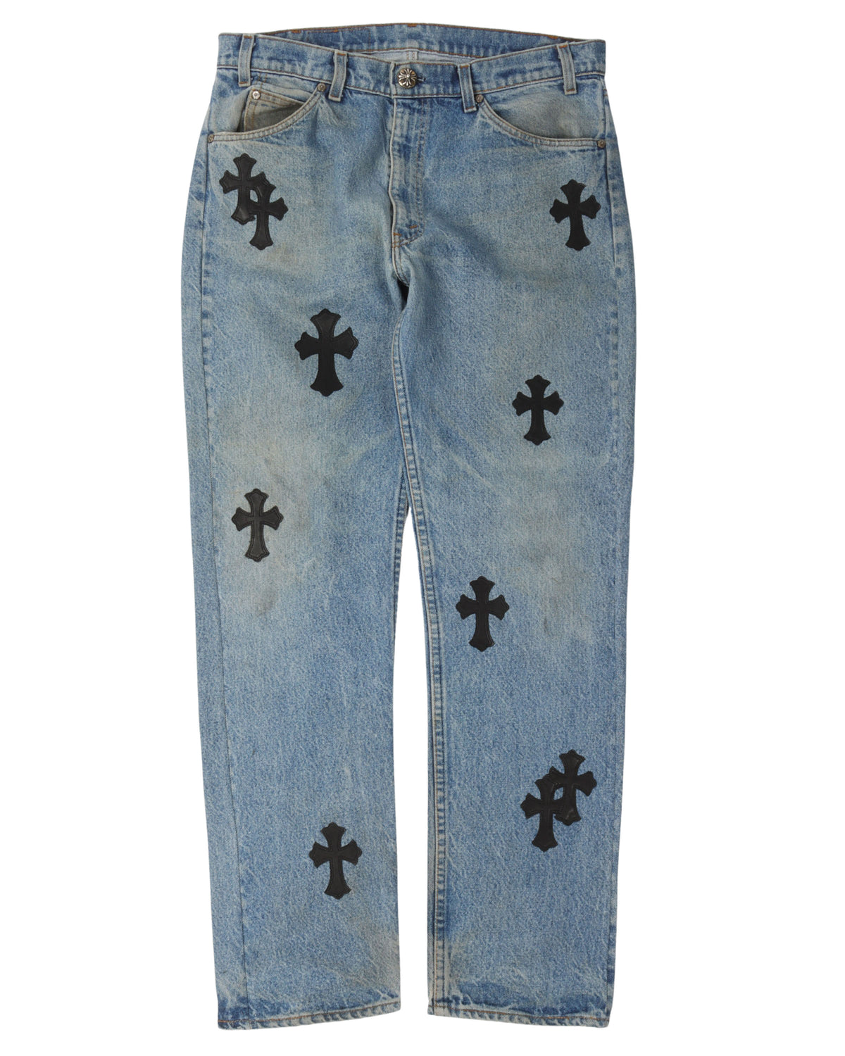 Levi's Zipper Fly Cross Patch Jeans
