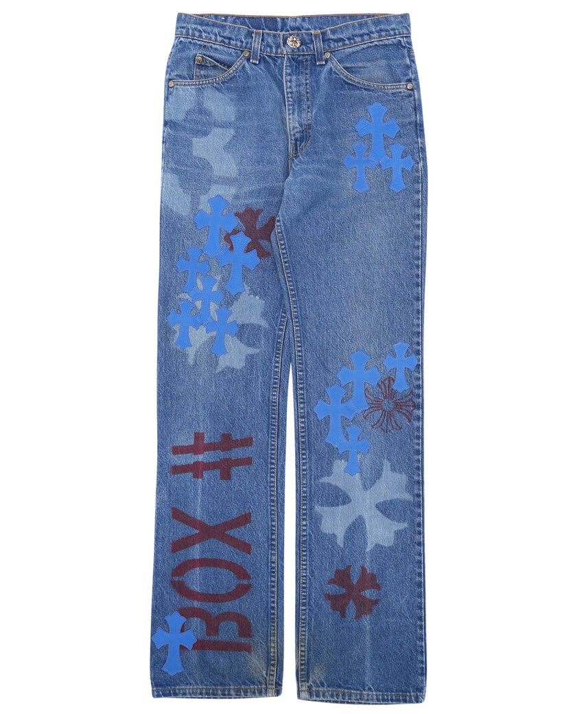 Levi's Stencil Cross Patch Jeans