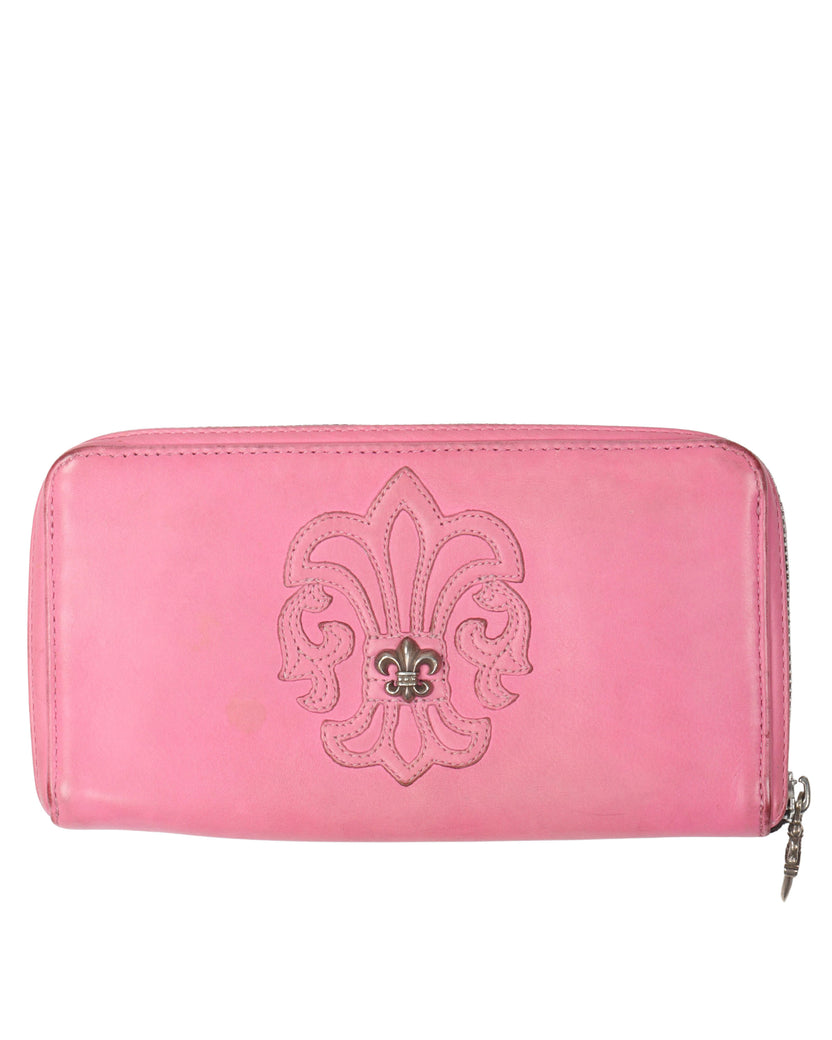 Fleur De Lis Cross Patch Wallet