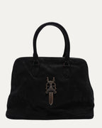 Dagger Embellished Slouchy Mo Bag