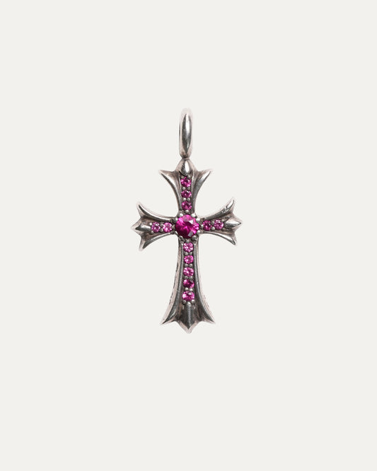 Pink Sapphire Tiny Fat Pendant