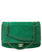Pharrell Suede Lambskin XXL Flap Bag