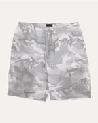 Snow Camo Cargo Shorts