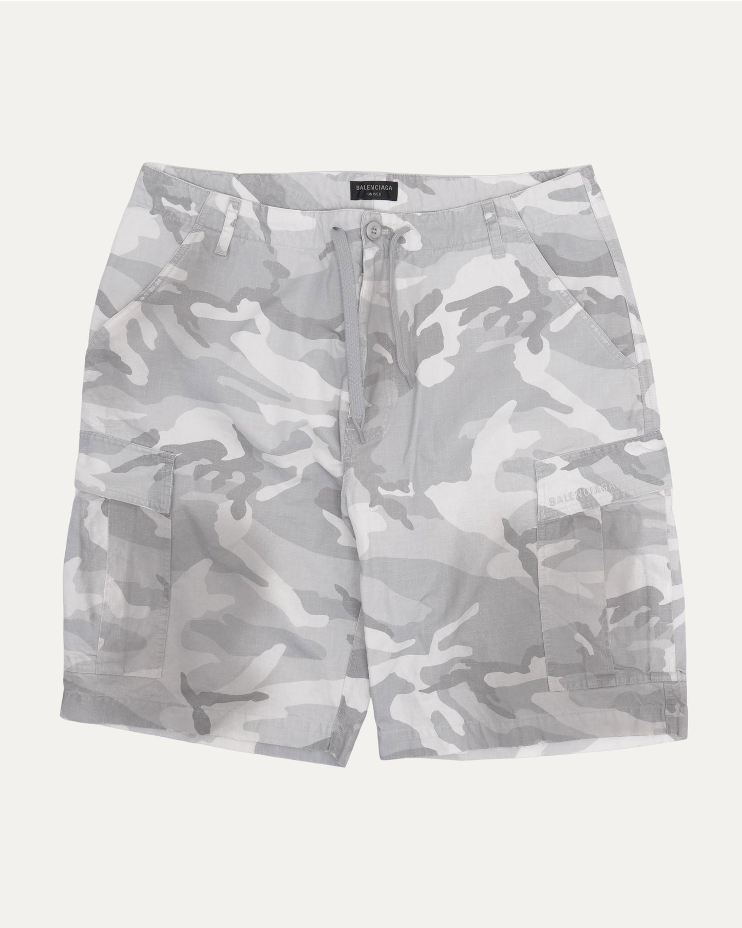 Snow Camo Cargo Shorts