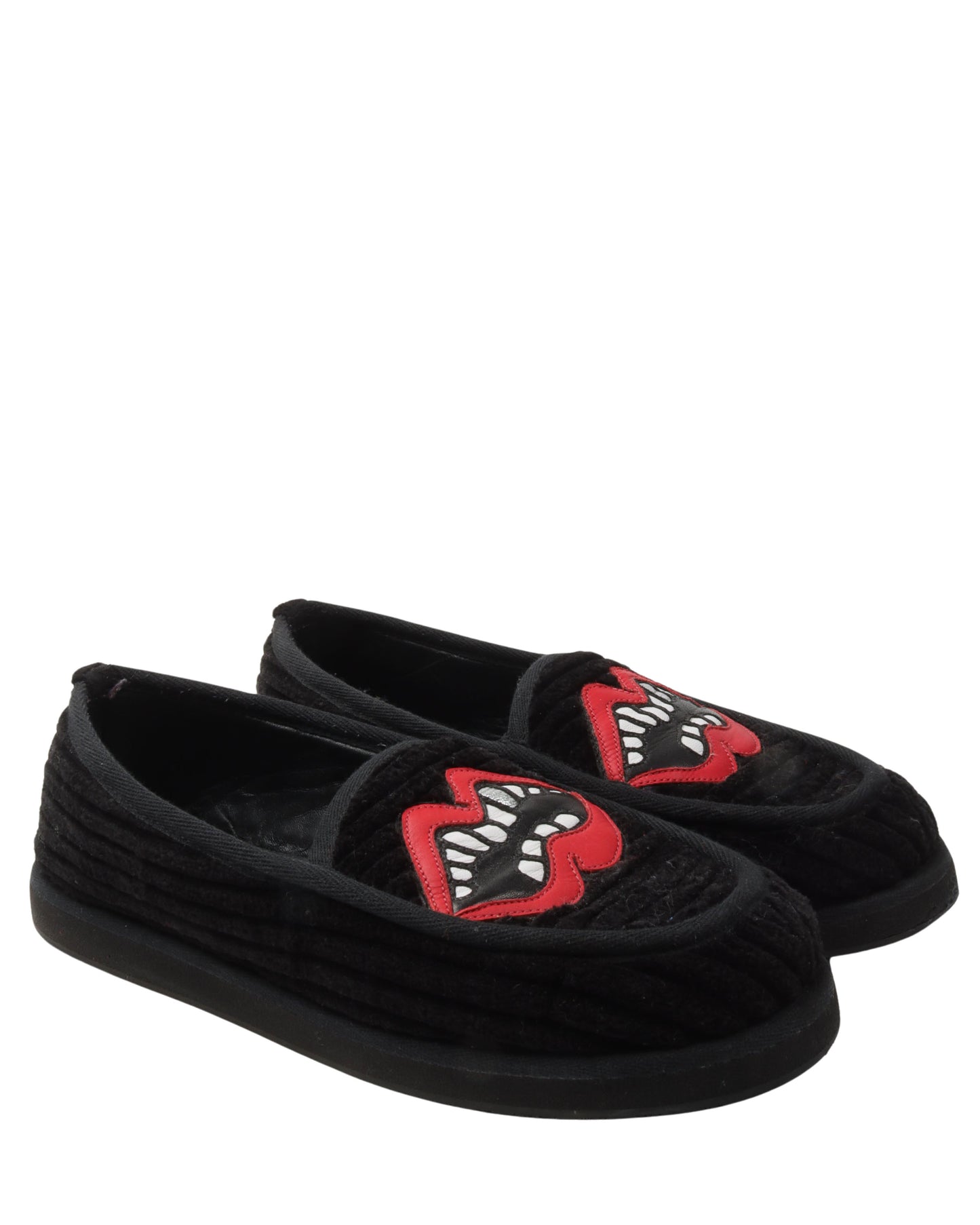 Matty Boy Chomper Patch Heavy Cord House Slippers