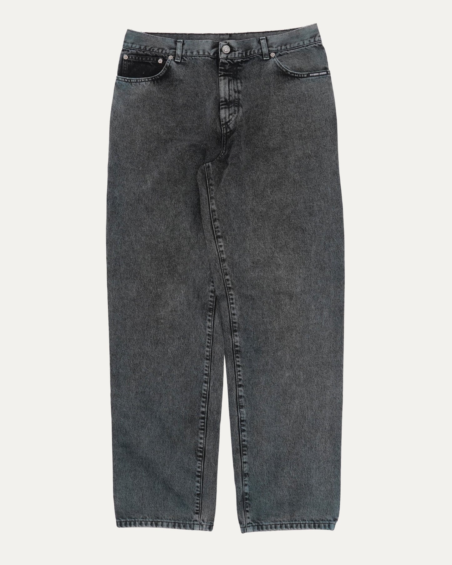 Mid-Rise Straight Leg Jeans