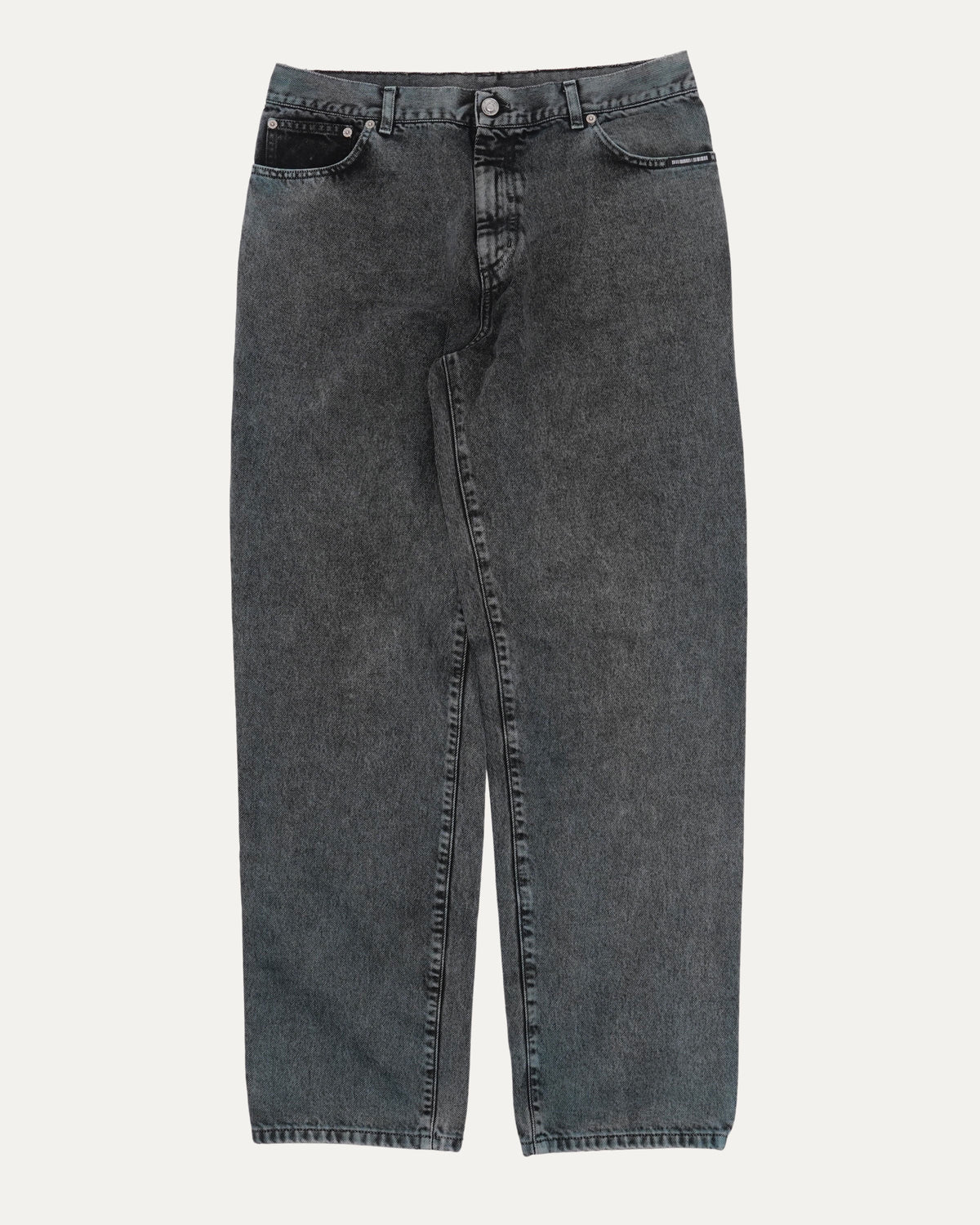 Mid-Rise Straight Leg Jeans