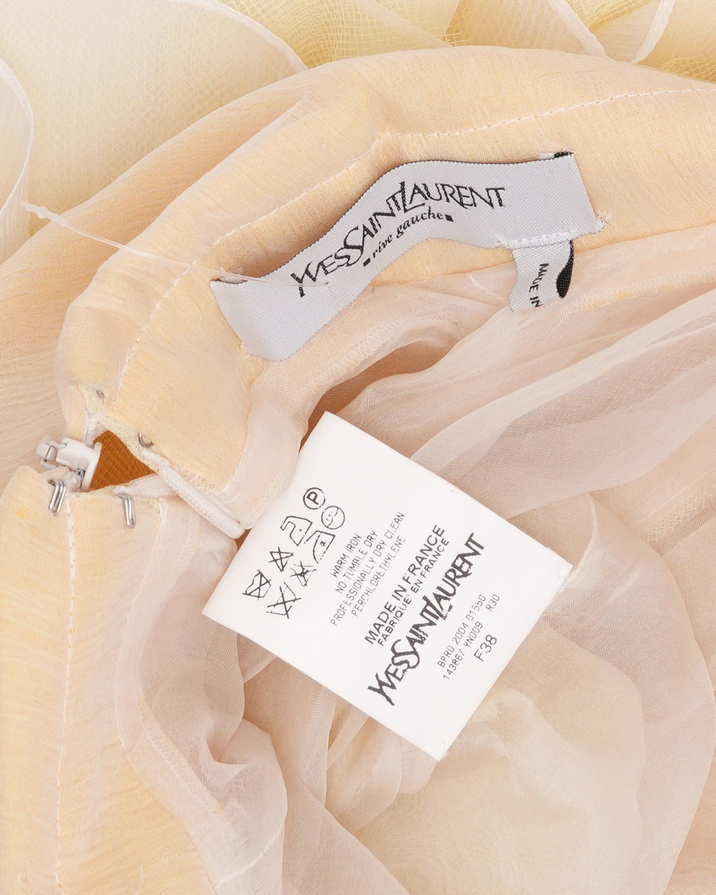 SS 2005 Runway Silk Chiffon Dress