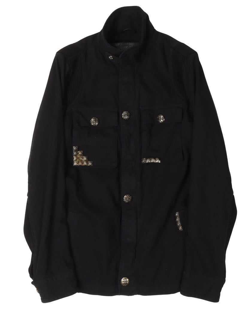 Silver Studded Cadet Shirt