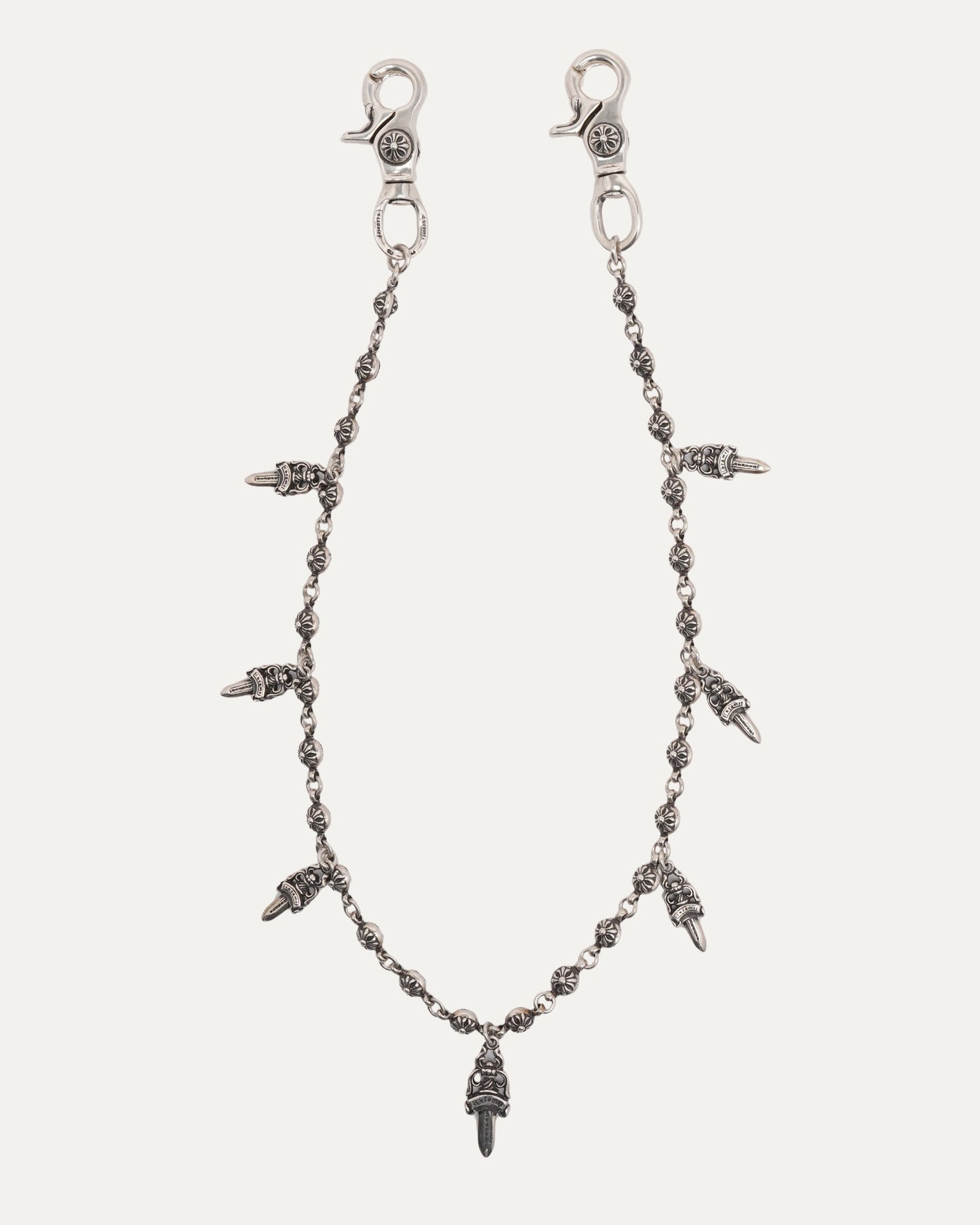 Dagger Cross Ball Wallet Chain