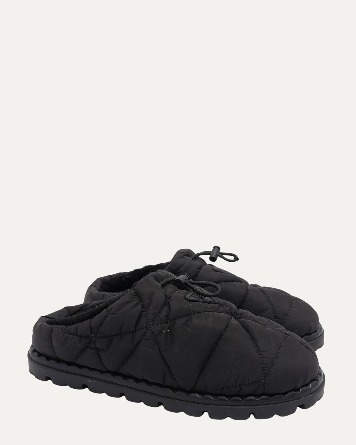 Quilted Nylon Puffer Sandal