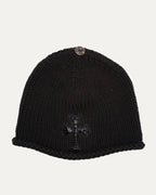 Patent Cross Patch Beanie