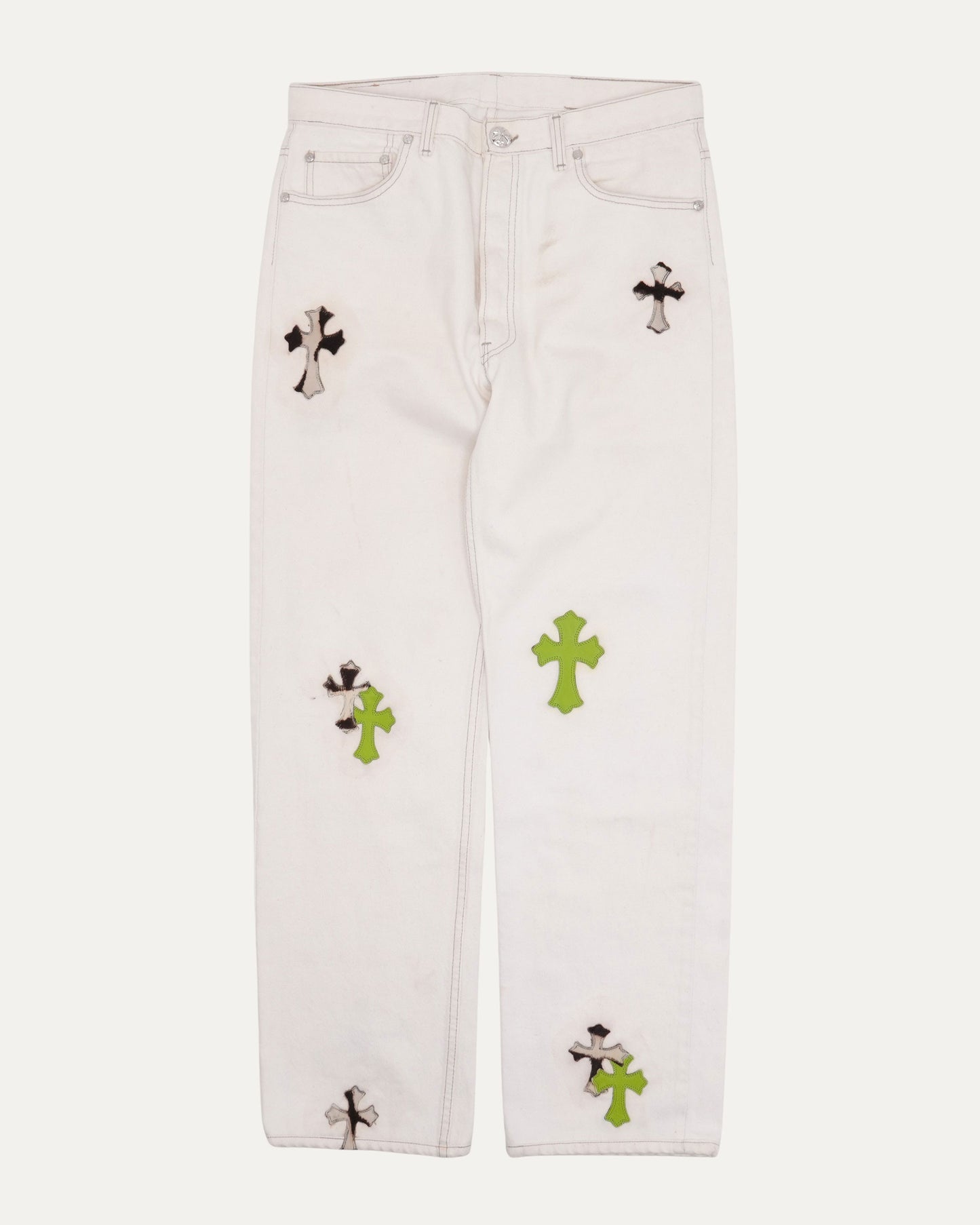 Levi's 501 Pony Hair Cross Patch Jean