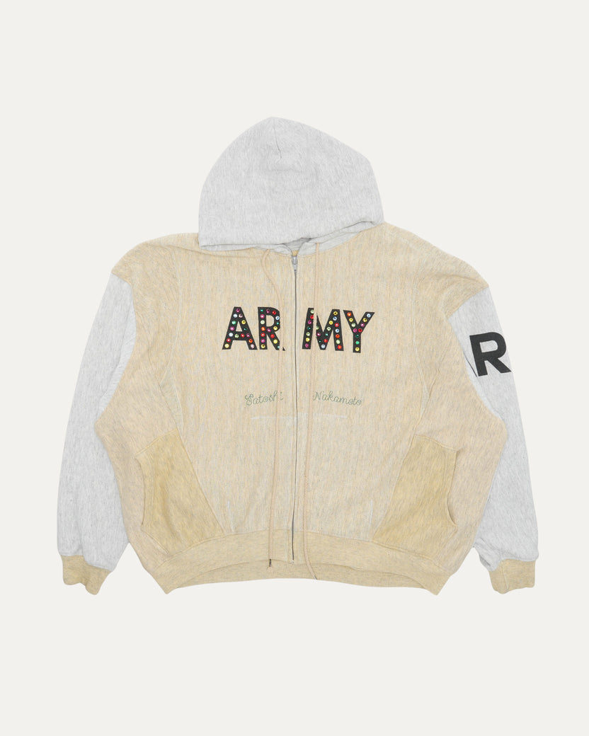 Army Rhinestone Hoodie