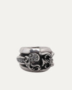 Diamond Heart Dagger Ring