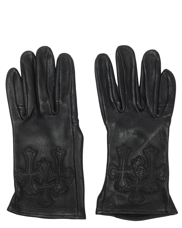 Slim Fit Cemetery Patch Leather Gloves