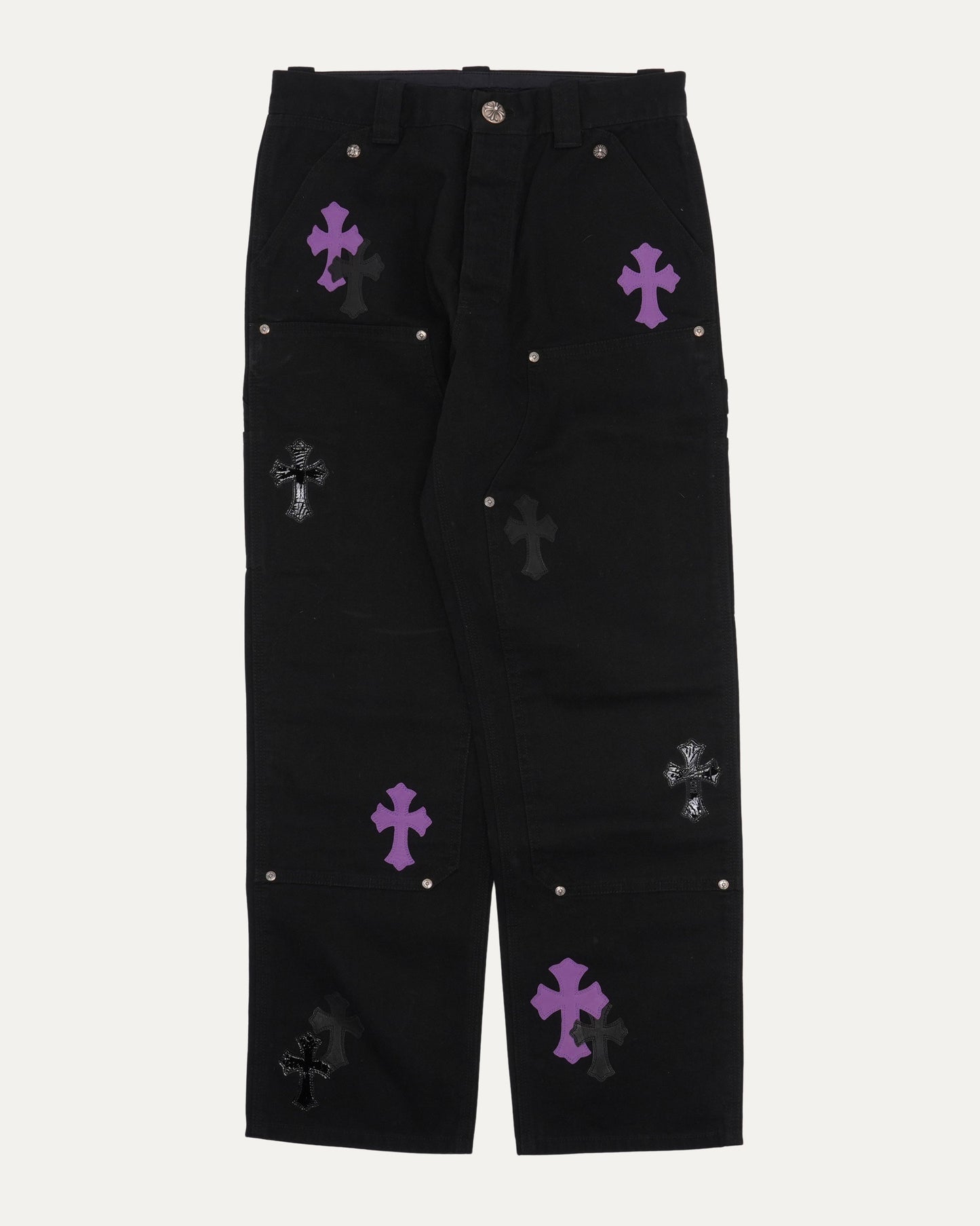 Cross Patch Double Knee Carpenter Pants
