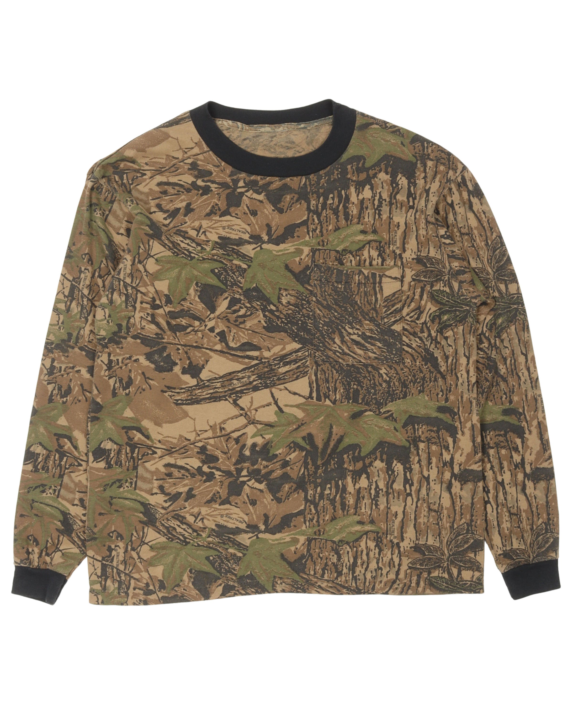 Tree Camouflage Long Sleeve T-Shirt