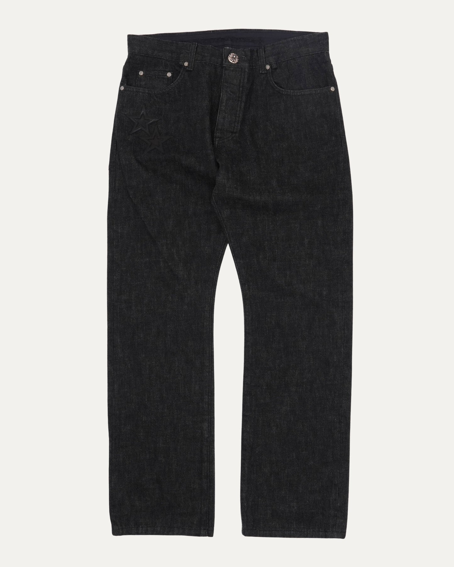 Star Patch Fleur Knee Jeans