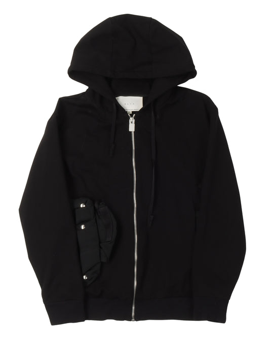 Cargo Pocket Zip Up Hoodie