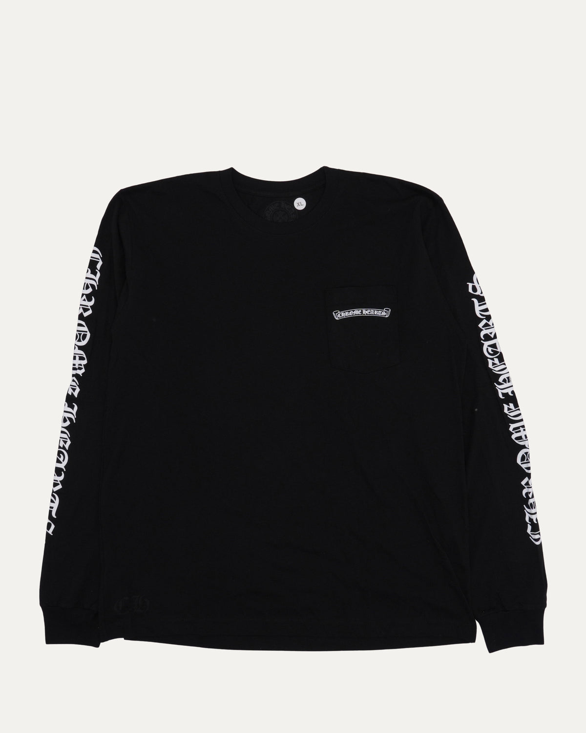 Scroll Logo Spellout Long Sleeve T-Shirt
