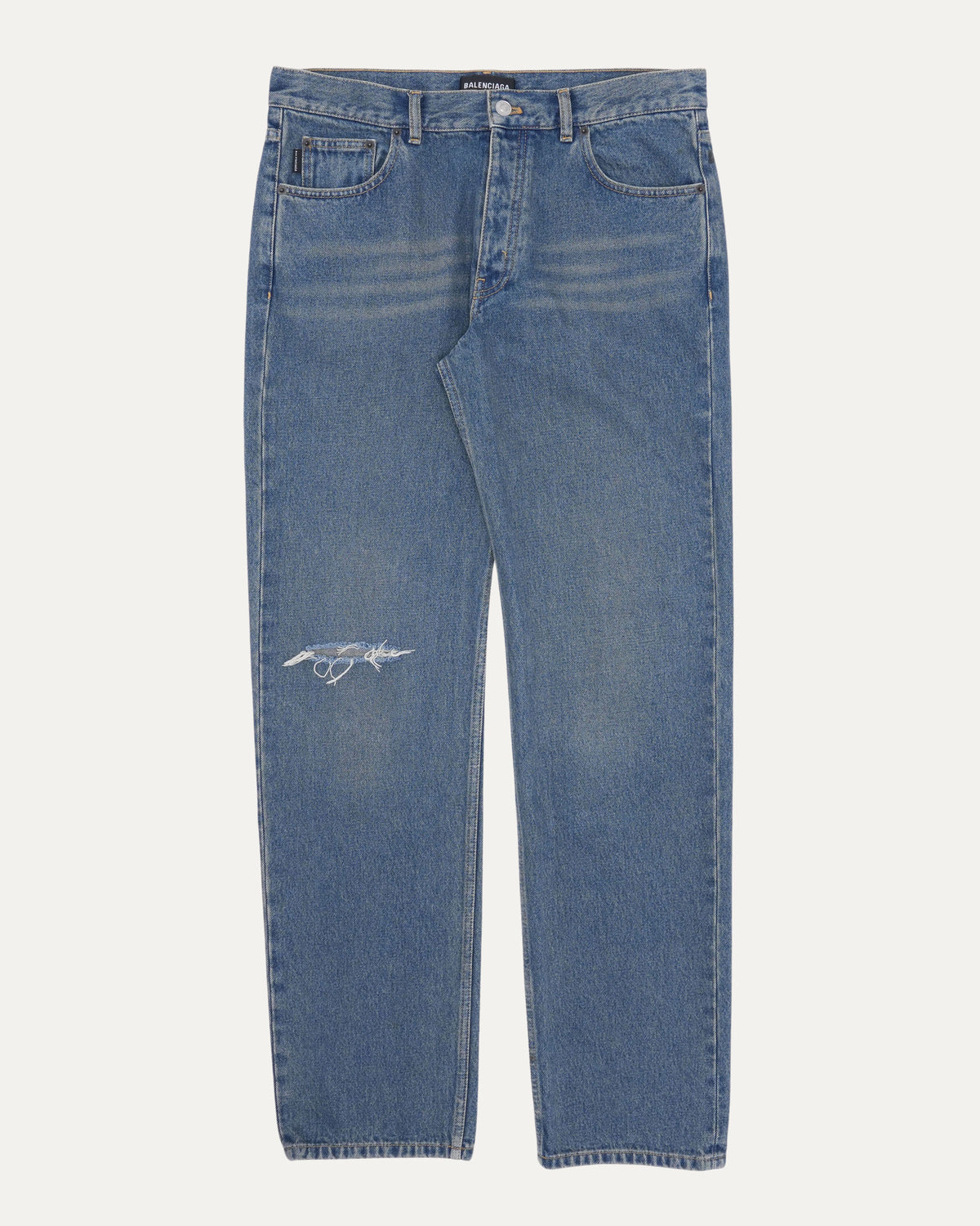 Archetype Knee Rip Straight Leg Jeans
