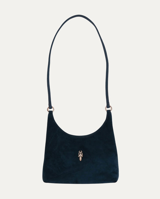 Dagger Embellished Suede Viv Bag